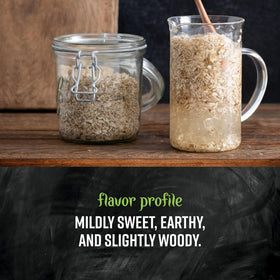 Frontier Co-op Marshmallow Root tea infusion idea shown with simmered brew.