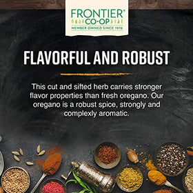 Frontier Co-op Mexican oregano leaf taco-seasoning bowl showcases essential flavor boost