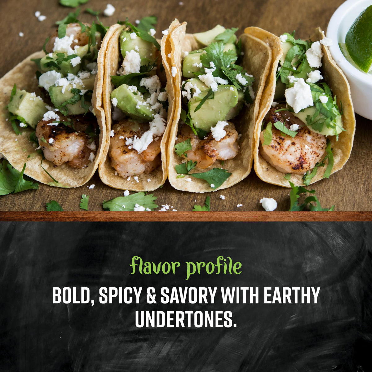 Frontier Co-op Salt-Free Taco Seasoning packaging emphasizes recyclable bulk format.