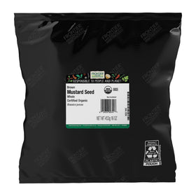 Frontier Co-op brown mustard seed bulk, ideal for spice blends and classic mustard.