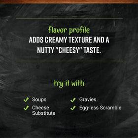 Frontier Co-op Nutritional Yeast Mini Flakes on pasta, delivering nutty, cheesy vibes.
