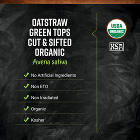 Frontier Co-op Oatstraw Green Tops tea brew with mellow grassy aroma.