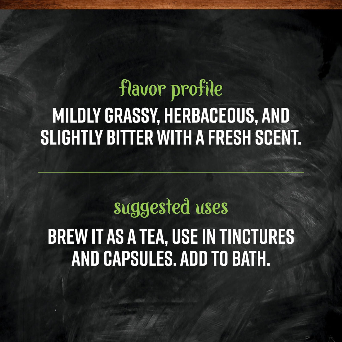 Frontier Co-op Oatstraw Green Tops US-grown quality harvested at peak potency.