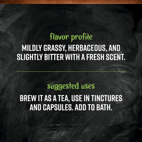 Frontier Co-op Oatstraw Green Tops US-grown quality harvested at peak potency.