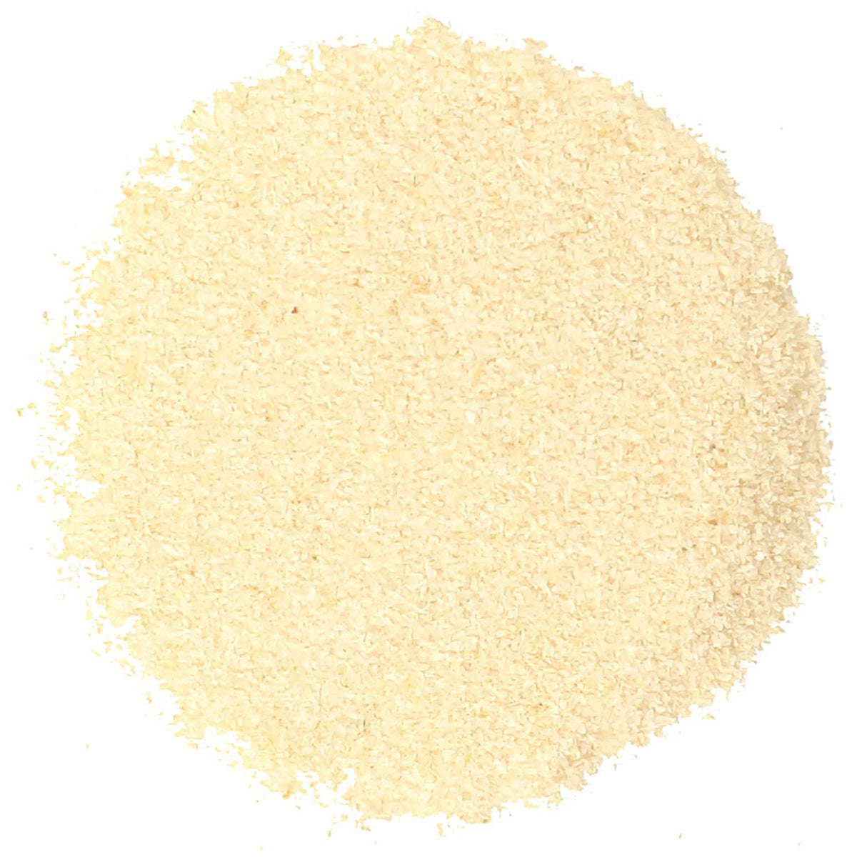 Frontier Co-op organic onion granules in bulk bag packaging for easy storage.