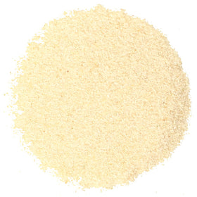 Frontier Co-op organic onion granules in bulk bag packaging for easy storage.