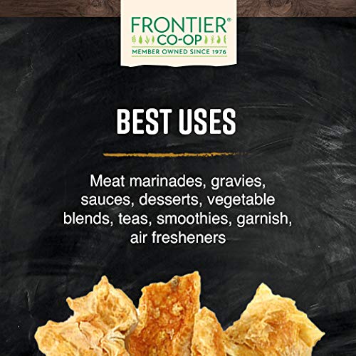 Frontier Co-op orange peel packaging keeps dried citrus ready for spice blends