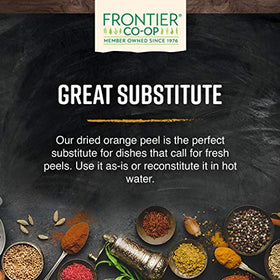 Frontier Co-op orange peel tea use delivers fragrant, calming sips