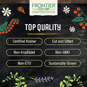 Frontier Co-op orange peel US-sourced peel emphasizing quality and sweetness