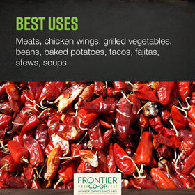 Frontier Co-op Organic Berbere spice packaging indicates certified purity for kitchens