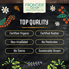 Frontier Co-op Black Pepper bag preserves freshness for long-term spice storage and meal prep