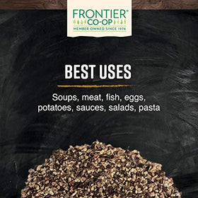 Frontier Co-op Black Pepper ready-to-season setup invites quick flavor boosts