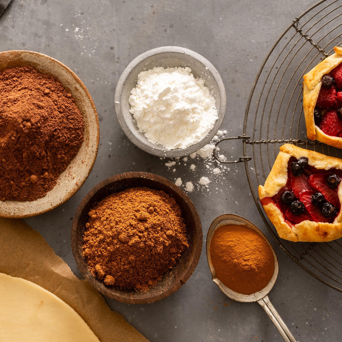 Frontier Co-op Organic Cornstarch used to thicken a glossy sauce in a bowl.