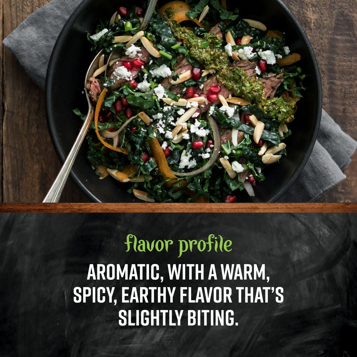 Frontier Co-op Organic Cumin Seed in recyclable packaging supports sustainability.