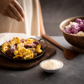 Frontier Co-op organic garlic powder pour evokes robust flavor ready for sauces and marinades