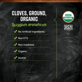 Frontier Co-op Organic Ground Cloves ready for curries and spice blends.
