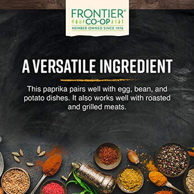 Close-up of Frontier Co-op Organic Ground Paprika powder texture