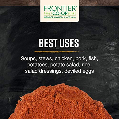 Frontier Co-op Organic Ground Paprika ready-to-use spice on kitchen counter