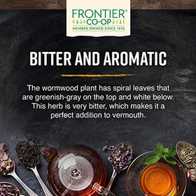 Frontier Co-op organic kosher wormwood guarantees purity and reliable sourcing