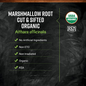 Frontier Co-op Organic Marshmallow Root Bulgarian harvest ready for tea and remedies.