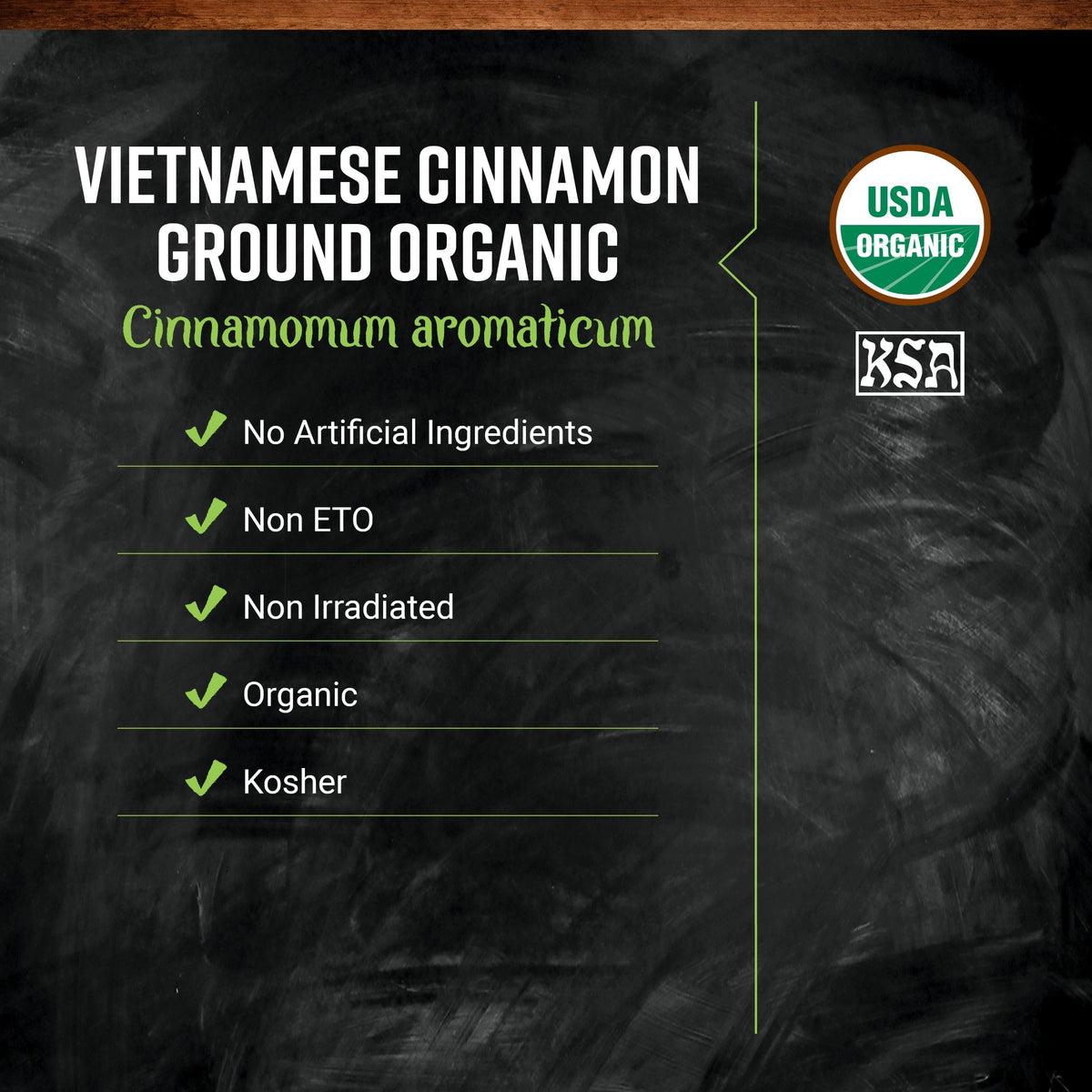 Frontier Co-op Organic Saigon cinnamon bulk 1lb for curries, desserts, and beverages.