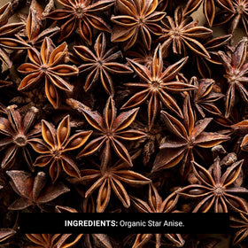 Frontier Co-op Organic Star Anise aroma elevates dishes with warm, inviting notes.