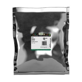 Frontier Co-op Organic White Onion Granules bottle ready to flavor sauces with convenience