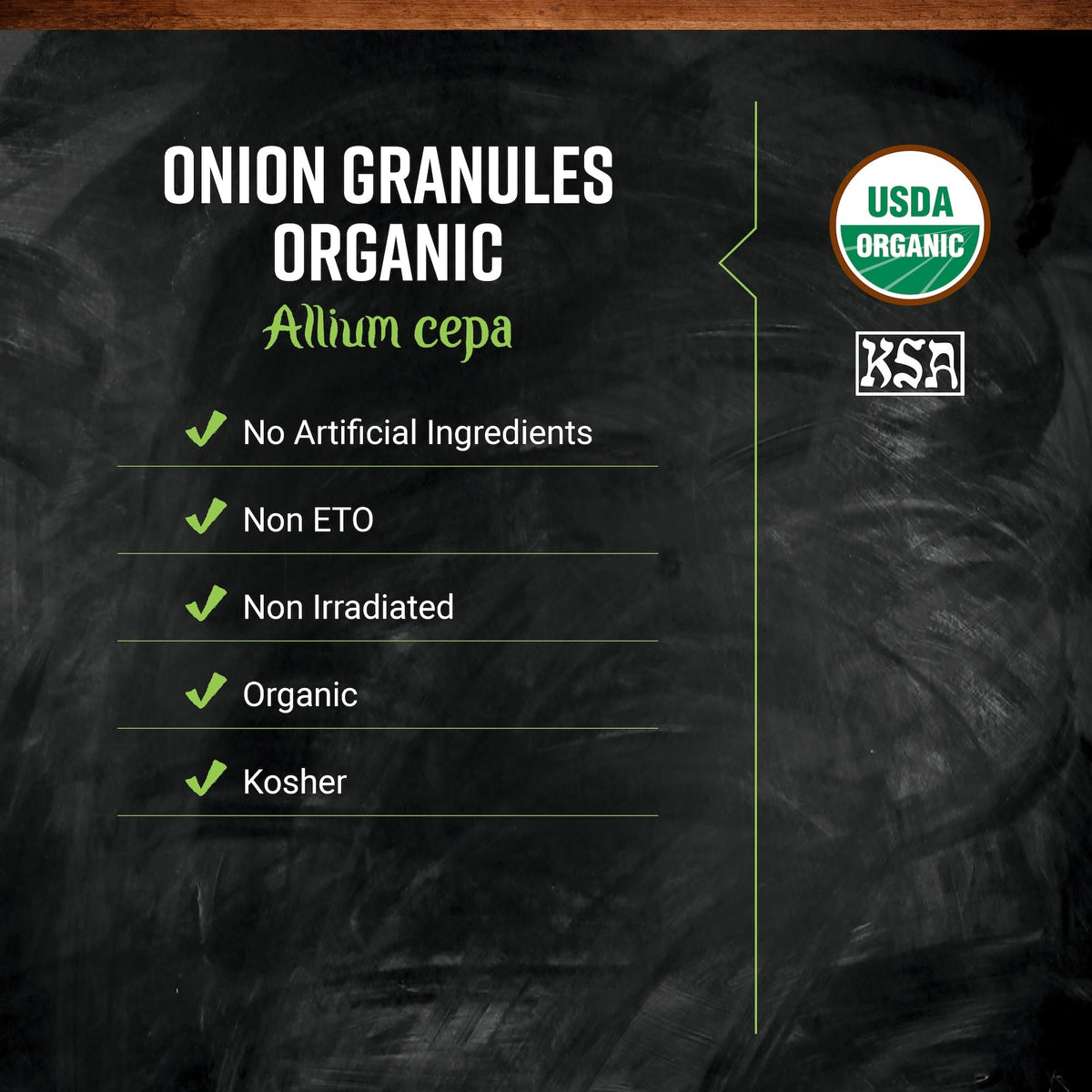 Pouring Frontier Co-op Onion Granules from the container for easy seasoning