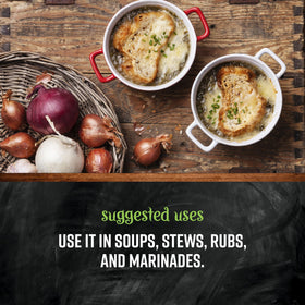 Roasted vegetables with Frontier Co-op Organic White Onion Granules as seasoning