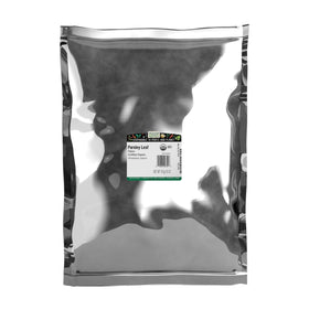 Frontier Co-op parsley leaf flakes bulk bag add bright flavor to soups.