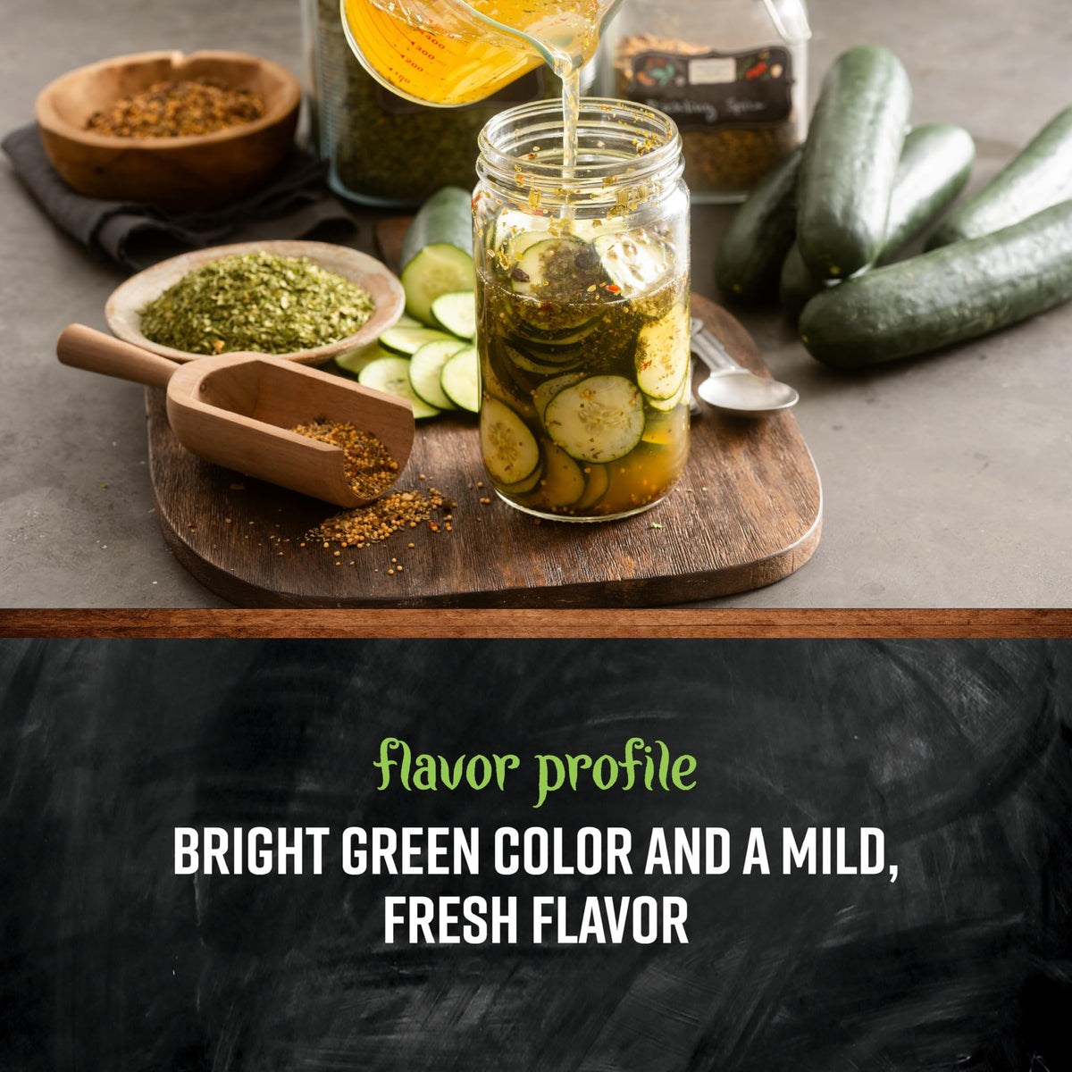 Frontier Co-op parsley leaf flakes enhance soups, sauces, and dressings.