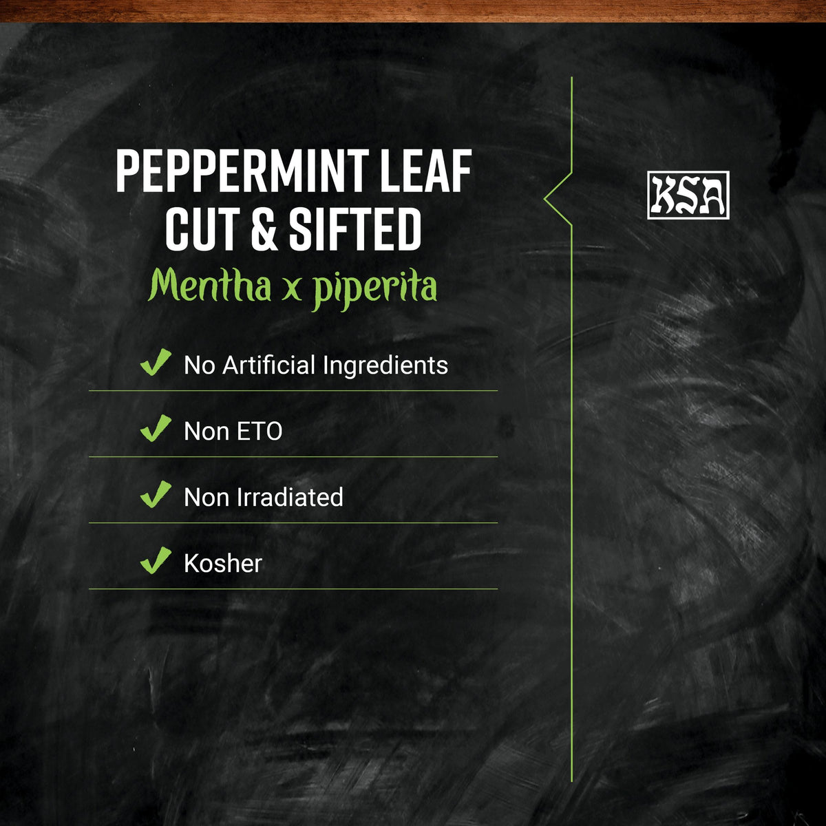Frontier Co-op Peppermint leaf non-irradiated preserves fresh aroma in dishes