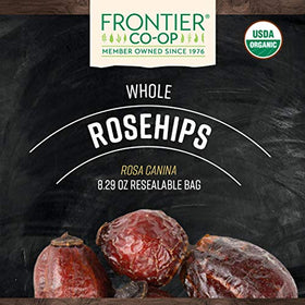 Frontier Co-op organic rosehips tea infusion ready to brew