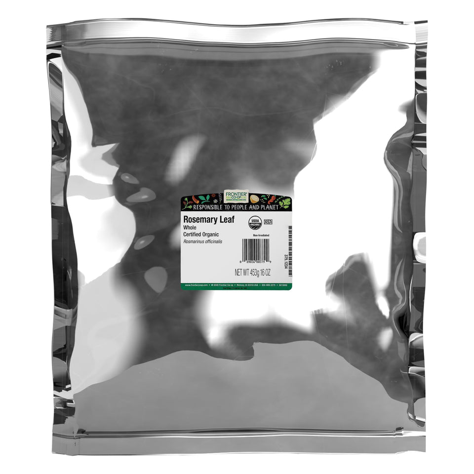 Frontier Co-op Organic Rosemary Leaf bulk 1lb ready for everyday seasoning