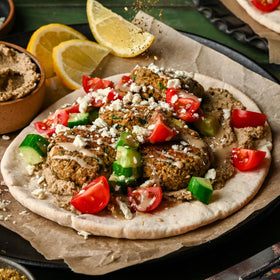Frontier Co-op salt-free taco seasoning on a spoon for quick flavoring.