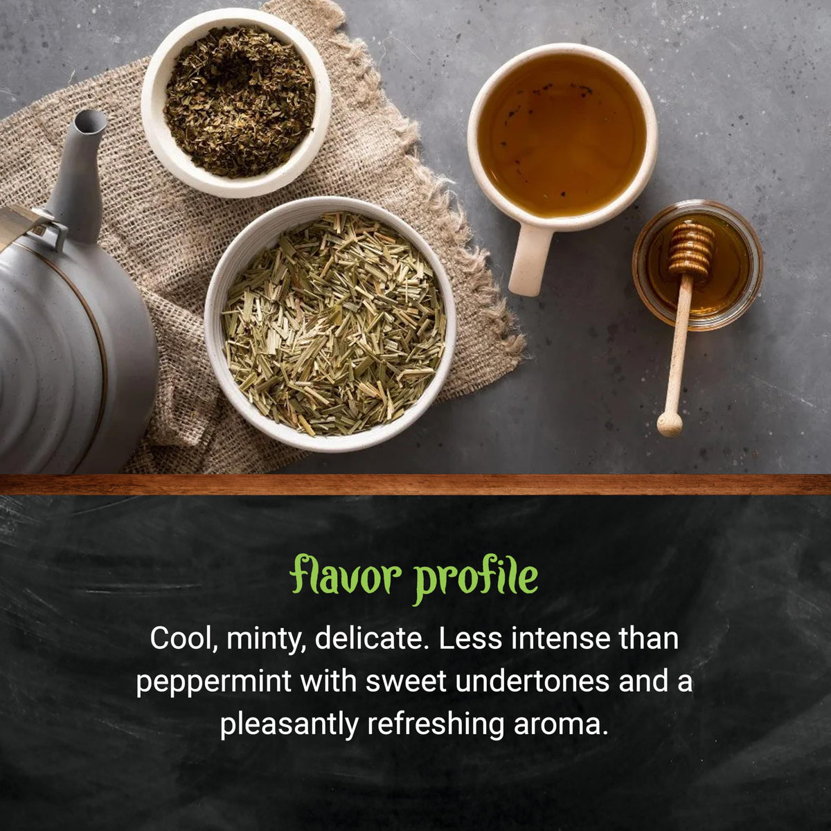Frontier Co-op spearmint leaf adds bright aroma to cocktails.