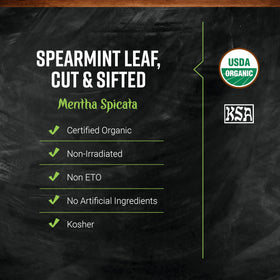 Frontier Co-op spearmint leaf enhances sauces and fruit dishes.