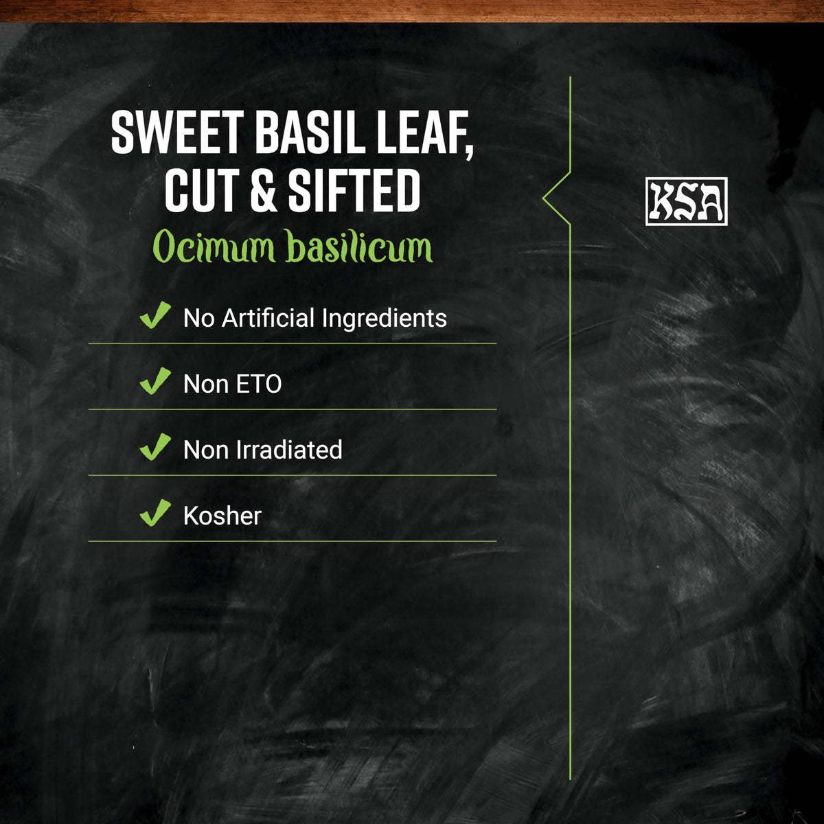 Frontier Co-op Sweet Basil leaf, cut and sifted, easy to measure
