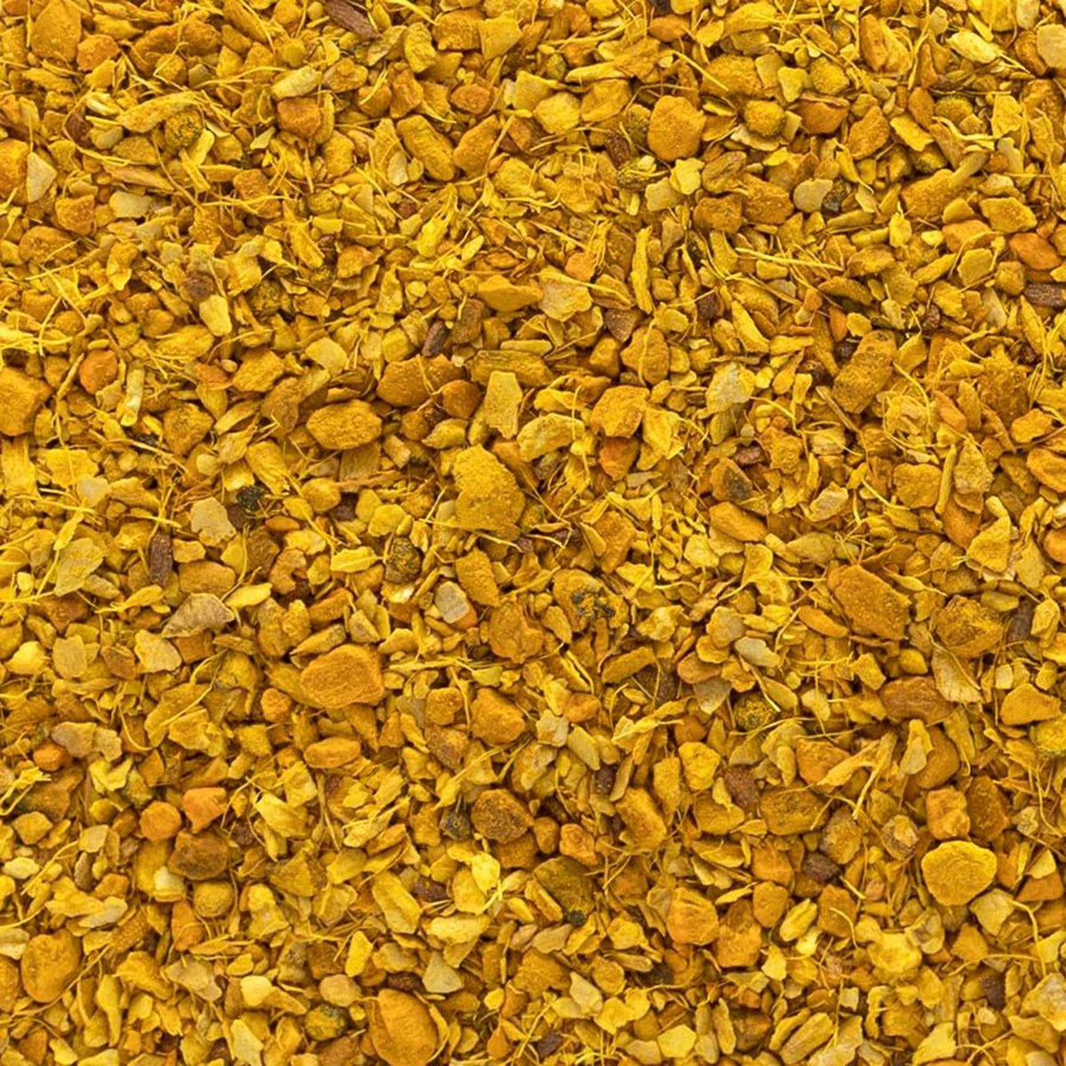 Frontier Co-op organic turmeric ginger blend in pantry, versatile cooking staple.