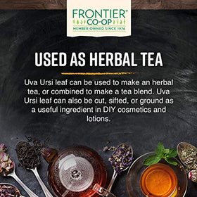 Uva Ursi leaves used in cosmetic formulations from Frontier Co-op