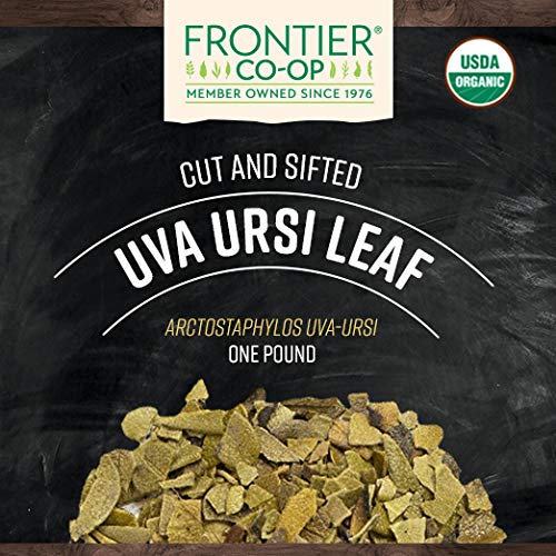 Uva Ursi leaf ready for herbal tea blending by Frontier Co-op