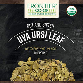 Uva Ursi leaf ready for herbal tea blending by Frontier Co-op