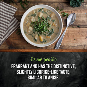 Well Earth-sourced fennel from southwest Turkey under Frontier Co-op program.