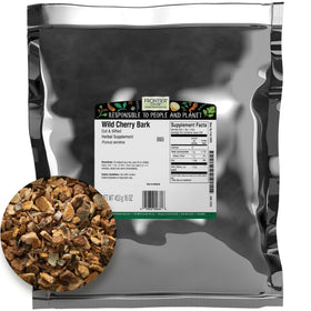 Frontier Co-op Wild Cherry Bark bulk bag ready for herbal tea blends.