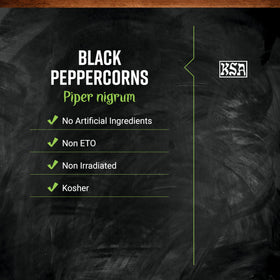 Frontier Co-op black peppercorns peppermills-ready for fresh seasoning