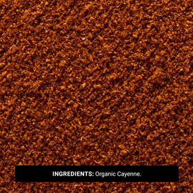 Frontier Co-op cayenne pepper pouring, quick heat release to season dishes