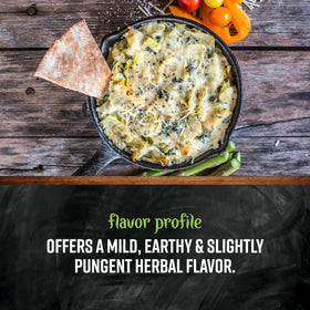 Frontier Co-op thyme leaf in cooking setup adds depth to dishes.
