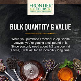 Frontier Senna Leaf all-natural kosher quality for recipes