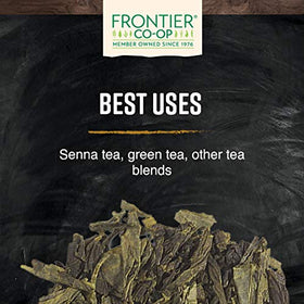 Frontier Senna Leaf non-irradiated option for herbal work