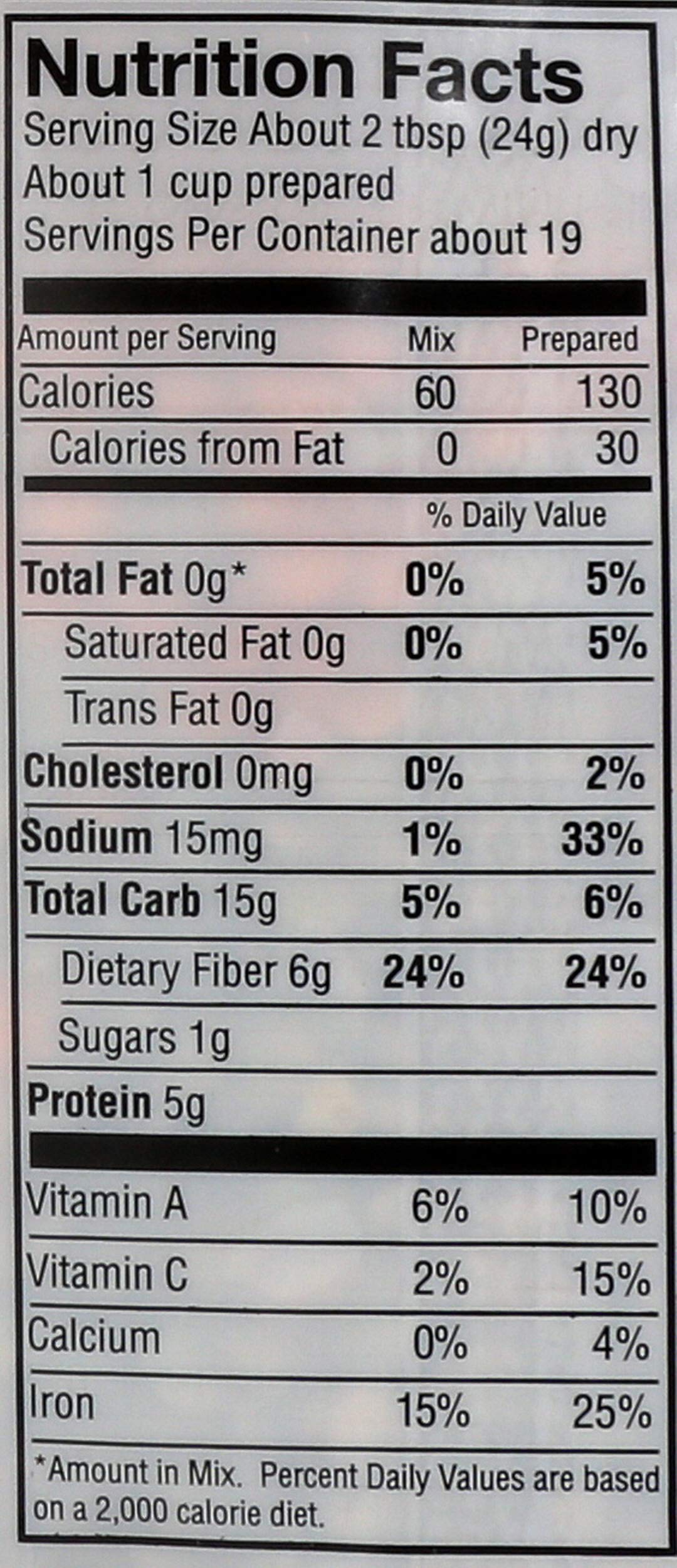 Frontier Soups packaging detail showcases included seasonings for homemade soup flavor.